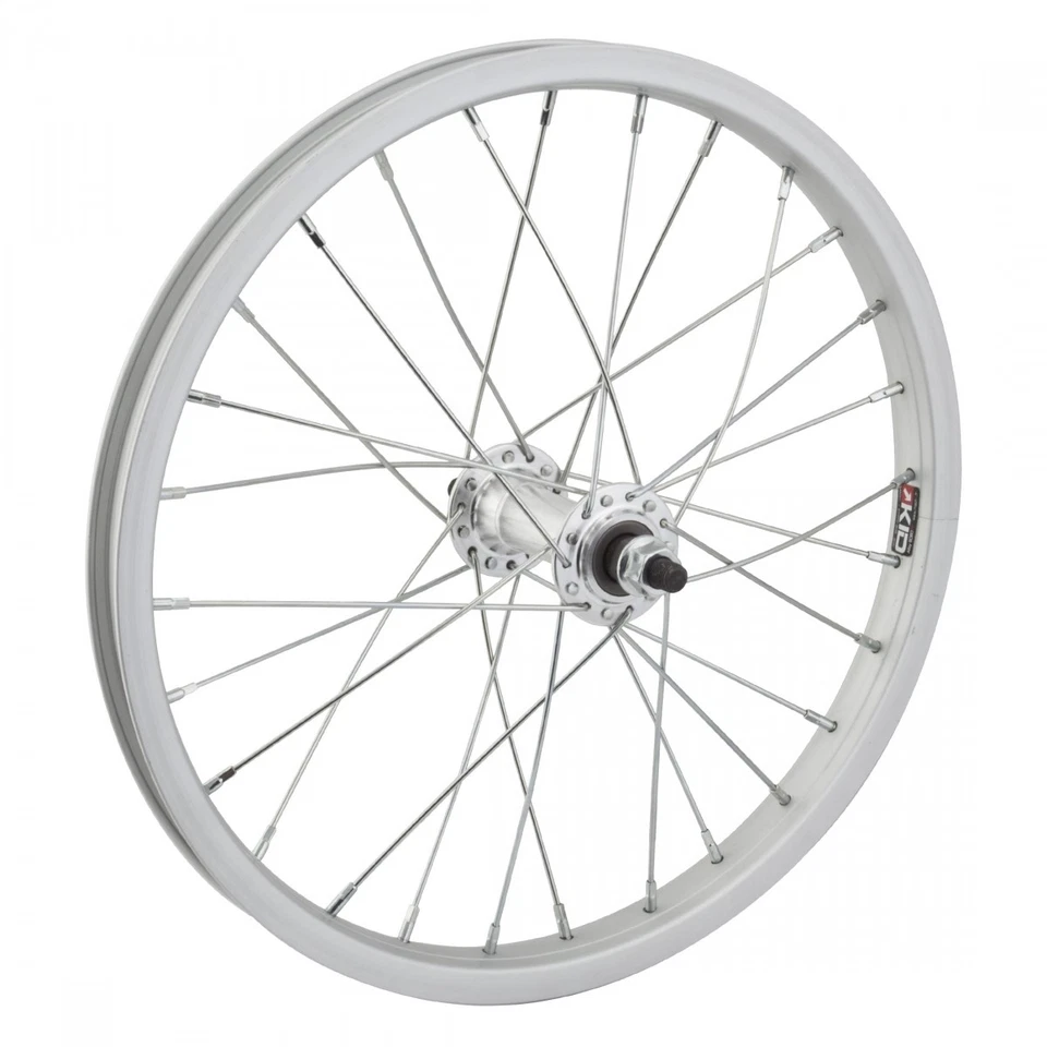 Wheel Master 16in Juvenile Front B/O 3/8inx100mm W/M Steel Rim Brake Silver - Image 1 of 1