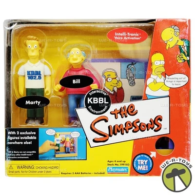 Entorno interactivo The Simpsons World of Springfield KBBL con Marty & Bill Foto 1 de 4