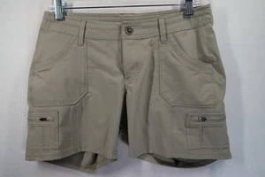 Kuhl Horizn Womens Tan Shorts Size 4(30x5) Hiking Ripstop Lightweight Hiking - Picture 1 of 8