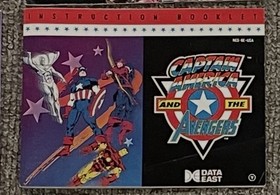 Captain America and the Avengers NES Instruction Booklet Manual Only