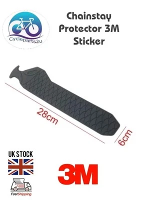 MTB Bike Chain Protection Chainstay Protector Bicycle Protective Sticker 3M - Image 1 of 4
