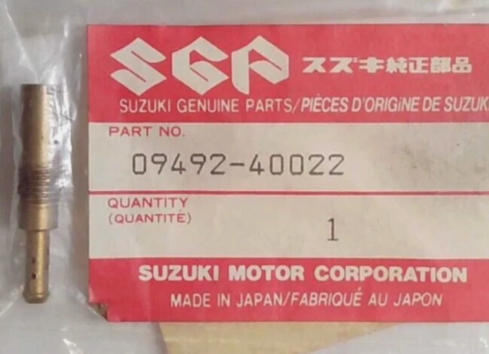1994-2000 Suzuki RM125, 1993-2000 RM250 OEM jato piloto lento 09492-40022 - Imagem 1 de 1