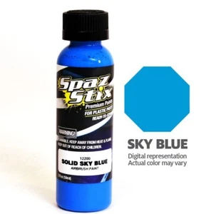 Spaz Stix SOLIDE HIMMELBLAU Airbrush Farbe (R/C Lexan Gehäuse) 2oz - Bild 1 von 4
