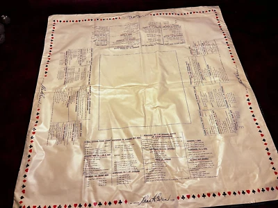 Vintage PENTHOUSE PRODUCTION Official Chas.H.Goren Vinyl Card Table Cover - Image 1 of 4