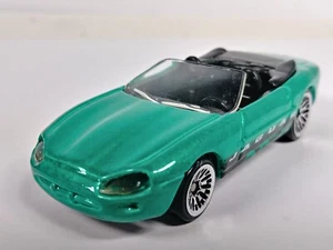 Jaguar XK8 Hot Wheels 1998 First Editions #639 5/40 Metallic Green LW 1:64 Loose - Picture 1 of 8