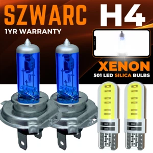 2 x H4 100/90w Headlight Bulb Xenon HID White 472 Led Side Light Car Bulbs 12v - Picture 1 of 18