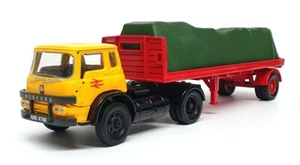 Corgi 1/50 Scale 18601 - Bedford KM Platform Trailer Truck - British Rail - Picture 1 of 5