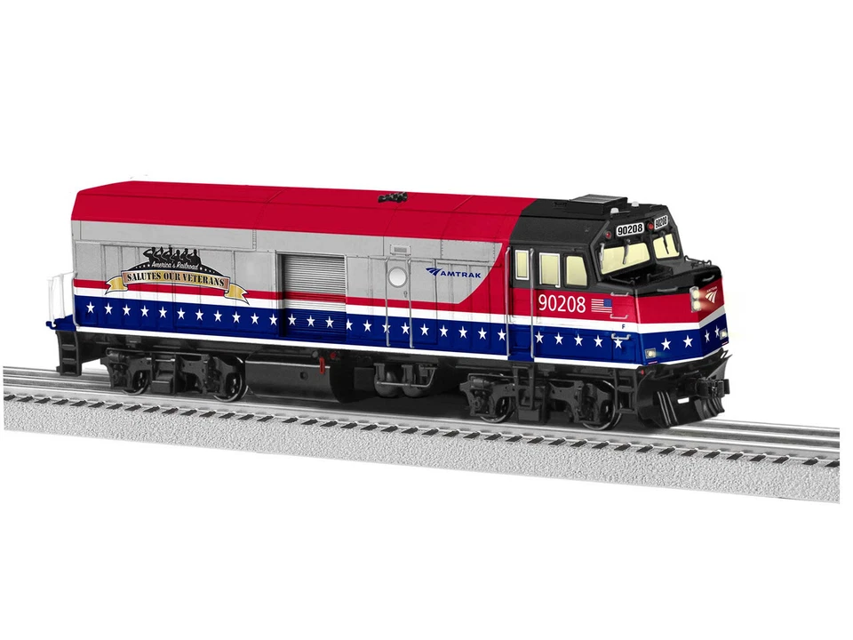 Lionel 2233800 O Scale Amtrak LEGACY Cabbage Veterans Diesel Locomotive #90208 - Image 1 of 1
