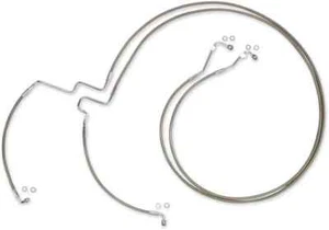 Mg XR Front Lower Brake Line Kit SS Chrome ABS 14in. HD Road Glide ST Special 23 - Picture 1 of 5