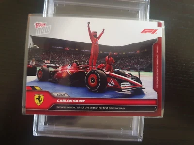 Topps Now F1 2024 #65 Sainz - second win of the season for first time in career - Image 1 of 4