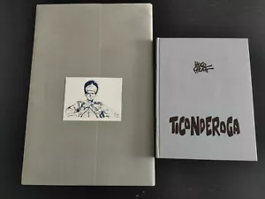 Hugo Pratt ★ TICONDEROGA Portfolio & Album TL/Nr. bis 10 Ex. Nr. VI/X EO 1987 - Bild 1 von 12
