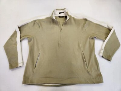 Eddie Bauer Mujer 2XL Elástico-Seco Polar 1/4 Cremallera Bolsillos Cuello Simulado Tostado Foto 1 de 4