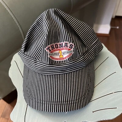 Thomas The Tank Engine Island Of Sodor 1 Railway Division Gorra de Ingeniero a Rayas Foto 1 de 4