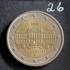 2 Euro Münze Bundesrat 2019