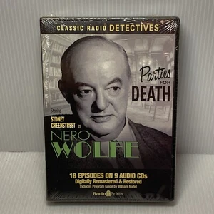 Nero Wolfe: Parties For Death (Audio CD, 2011, 9-Disc Set, Radio) ~ New Sealed - Imagen 1 de 4
