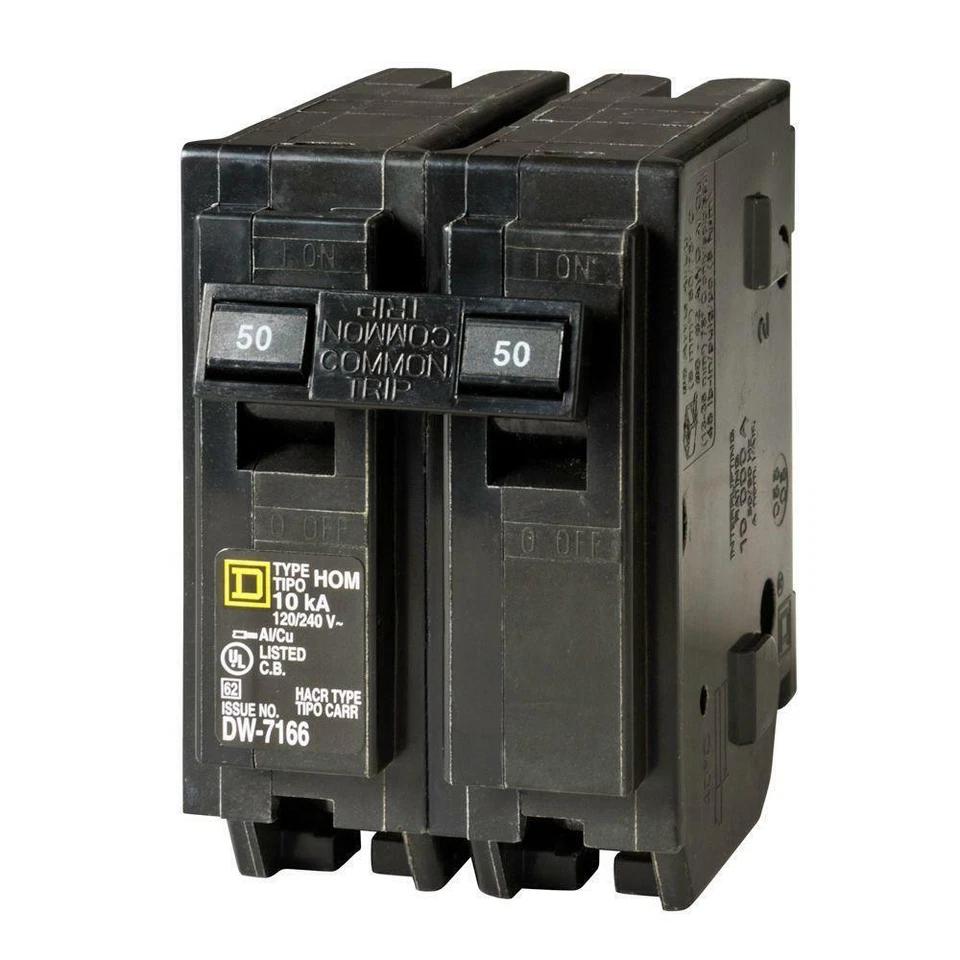 Square D HOM250CP 50 A Miniature Circuit Breaker