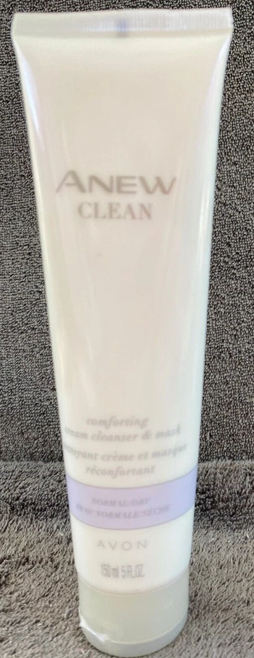 Avon ACLEAN Comforting Cream Cleanser and Mask 5 Oz