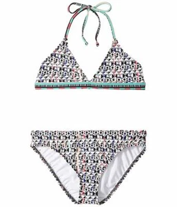 Conjunto de sujetador triángulo estampado niños grandes multicolor Ella Moss  - Imagen 1 de 2