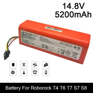 14.8V 5200mAh Li-ion Battery For Roborock T4 T6 T7 S7 S8 Vacuum Cleaner Battery - Picture 1 of 5