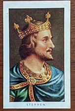 1937 Allen's Confectionery Card - Kings And Queens of England #4 Stephen.