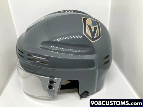 Custom Mini Hockey Helmet NHL Vegas Golden Knights Reverse Retro #61 Mark Stone Cover