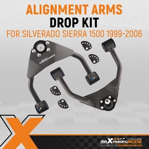 2x Upper Drop Alignment Control Arms Drop Kit for 1999-06 Silverado Sierra 1500 - Picture 1 of 13