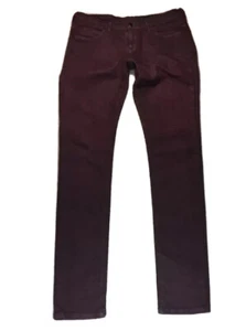 RESIN SZ 27 Jeans The Catalyst Skinny Stretch Black Garnet Pants Made USA - Picture 1 of 11