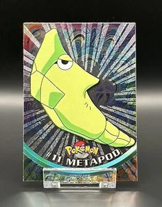 2000 Topps Pokemon TV Animation Edition Metapod #11 Textured “Rays” Black Label - Picture 1 of 3