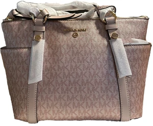Bolso de Ballet Michael Kors Sullivan Pequeño Metálico Superior con Cremallera (30H3GUPT1K-857) - Imagen 1 de 3