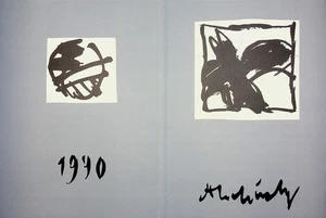 🌓 Pierre André Benoit Alechinsky peintures livres 1990 rare catalogue Alès PAB - Foto 1 di 24
