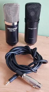 2x UNTESTED Condenser Microphones NEEWER NW-700 & ZING YOU ZY-007 - Picture 1 of 3