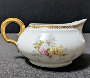 Antique Limoges Delinieres &Co France Small Porcelain Creamer: 7oz, 1895-1900 - Picture 1 of 8