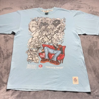 Ecko Unltd. 1996 vintage Camiseta Para Hombre L Azul Potente Poción Gráfico Ilimitado Foto 1 de 4