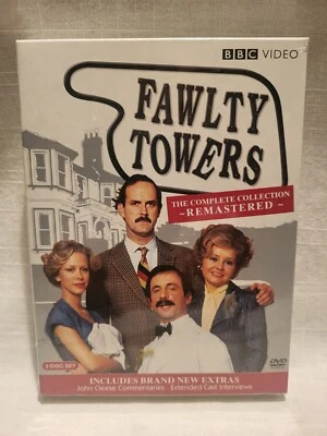 Fawlty Towers: The Complete Collection (Remasterizado) (DVD, 2009) - Selado - Imagem 1 de 4