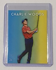 Charlie Woods Limited Edition Artist Signed "Son of Tiger" Rookie Card 6/10