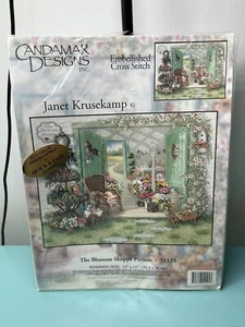 Vtg The BLOSSOM SHOPPE Candamar Embellished Cross Stitch Kit 51125 SEALED - Picture 1 of 3