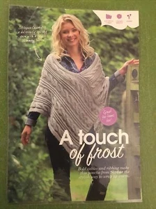 Knitting pattern PONCHO (looks very special, with bold cables and ribbing) - Picture 1 of 5
