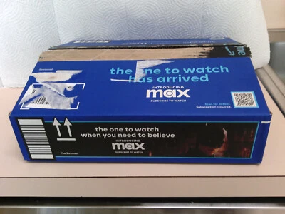 HBO Max Shark Week Batman Amazon Prime Promotional Shipping Box 13X4X3 - Image 1 of 4