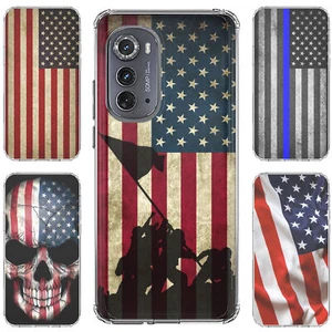 For Motorola Edge+ 2022 2023 Edge 5G UW TPU Phone Case+Tempered Glass-USA - Picture 1 of 22