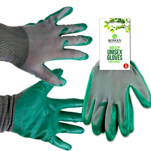 Gardening Gloves Safety Protective Garden Work Latex Coated Ladies Men