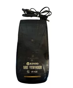Vintage Kinyo UV-420 VHS Video Tape Rewinder. Tested And Works!! Good Shape. - Picture 1 of 3