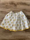 Little Paisley People Girls Yellow Rosette Floral Skirt Boho Peasant Size 5