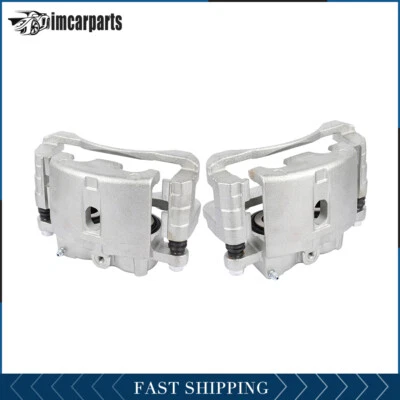 Pinzas de freno delanteras con par de soportes para GMC Yukon XL 1500 2000 2001 2002-2006 Foto 1 de 4