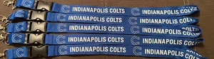 Indianapolis Colts Lanyard ID Badge Key Chain Clip (Lot Of 5) - Picture 1 of 4