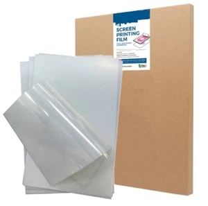 100 Blatt 13" x 19" Wasserdicht Tintenstrahl Transparenzfolie Siebdruck - Bild 1 von 4