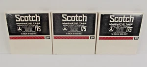 3M Scotch Magnetic Tape 1/4” x 600 ft 175 Heavy Duty Tenzar X 3 NOS Sealed - Picture 1 of 3