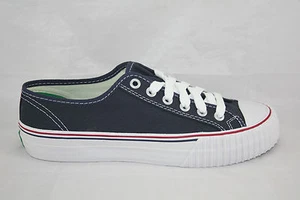 PF Flyers Sneakers Center Lo Reissue MC1002NV NAVY White Canvas - Picture 1 of 5