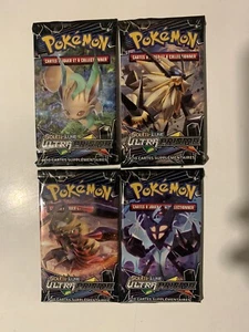 Set Of 4 Ultra Prisme FRENCH Ultra Prism Pokémon Factory Sealed Boosters Art Set - Picture 1 of 3
