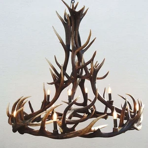 Real, Large Chandelier for 12 Lights - Picture 1 of 7