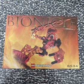 Lego Technic Bionicle 8534 Tahu Instruction Manual Booklet Only